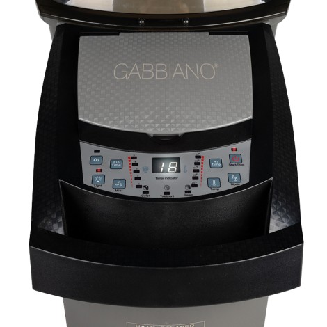 Sauna da parrucchiere da terra 408D grigio con ozono attivo — vista dall'alto