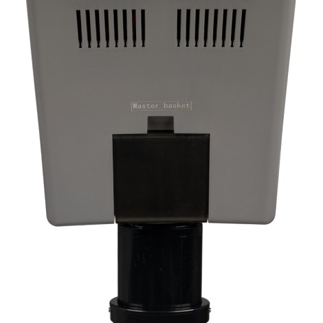 Sauna da parrucchiere da terra 408D grigio con ozono attivo — vista posteriore