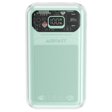 Powerbank 20000mAh Sparkling Series Γρήγορη φόρτωση 30W QC AFC FCP SCP Green