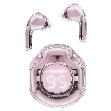 Brezžične slušalke s T8 Bluetooth TWS PINK