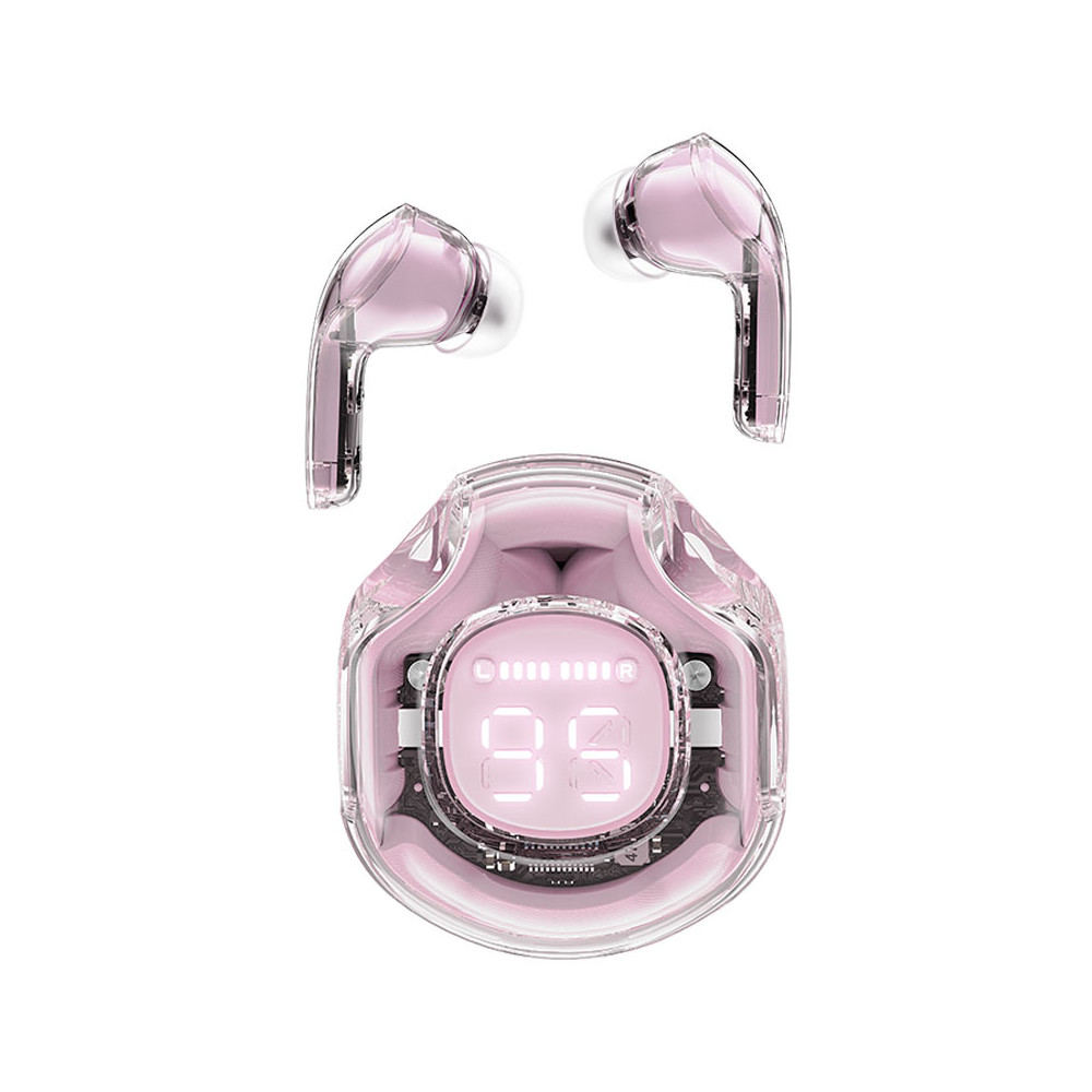 Cuffie wireless con T8 Bluetooth TWS rosa