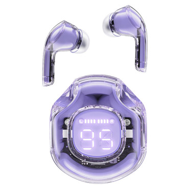 Brezžične slušalke iz T8 Bluetooth TWS Purple