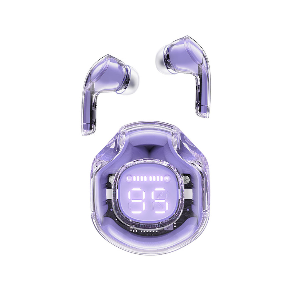 Brezžične slušalke iz T8 Bluetooth TWS Purple