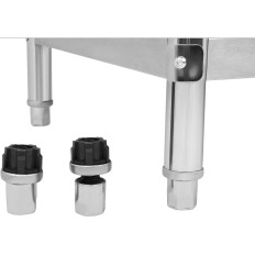 Tabella per ripiano inferiore in acciaio inox da tavolo da cucina 200x60cm