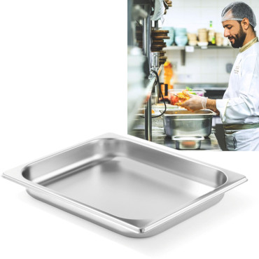 GN 1/2 stainless steel PROFI LINE 18 mm - Hendi 801444
