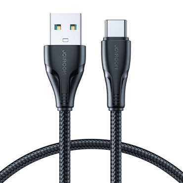 Cable Surpass Sear Series USB - USB-C para carga rápida 3a 1.2m negro