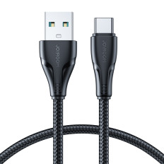 Kabelöverskott Sear Series USB - USB-C för snabb lastning 3a 1.2m svart