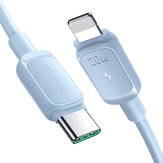 Cable wire for iPhone USB-C - Lightning 20W 1.2m Blue