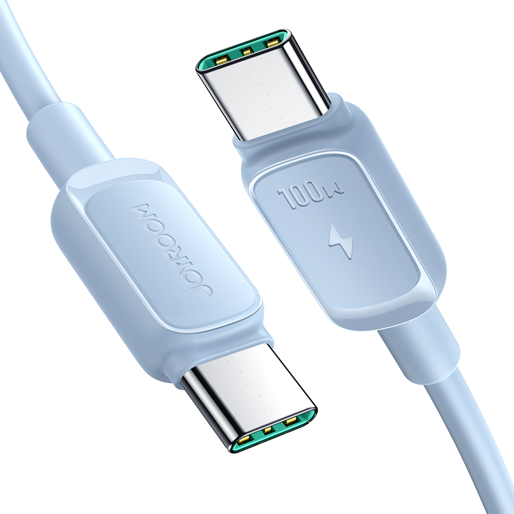 Kabel USB-C-kabel - USB-C 100W 1.2m Blauw