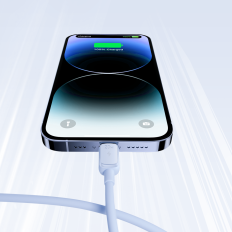 Kabeļu vads iPhone USB-C - Zibens 20W 1.2m Blue