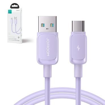 Kabel USB-kabel - USB-C 3A 1.2m Violet