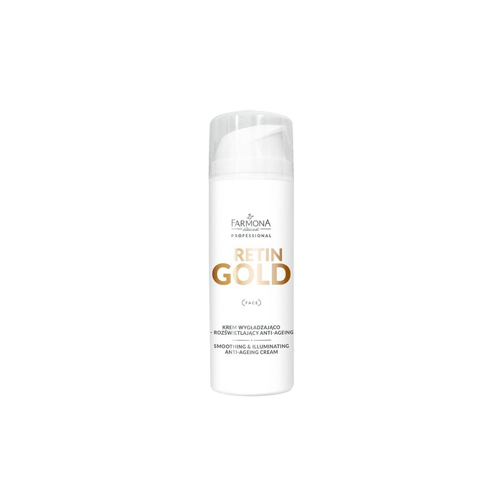Farmona Retin Gold Crème Lissante et Éclaircissante Anti-Âge 150ml — vue de face