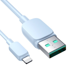 Kaabliratas iPhone USB-A - Lightning 2.4a 1.2m Sinine