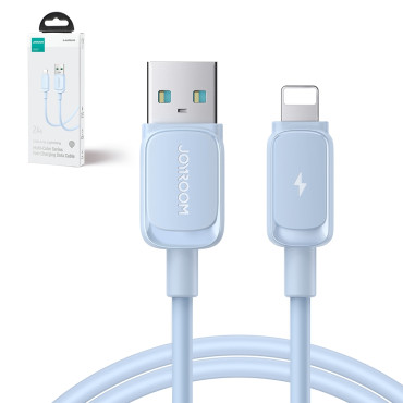 Kábelvezeték iPhone USB-A - Lightning 2.4a 1.2m Kék
