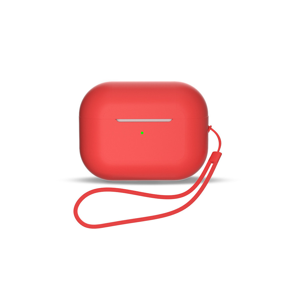 Σιλικόνη Airpods 3 ακουστικά θήκη + κόκκινο ιμάντα καρπού