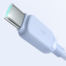 Kabel USB-A-kabel - USB-C 3a 1.2m Blå