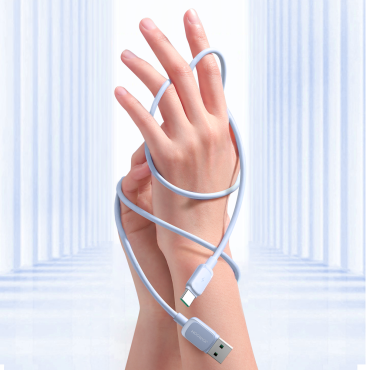 Καλώδιο USB-ένα καλώδιο - USB-C 3A 1.2m Μπλε