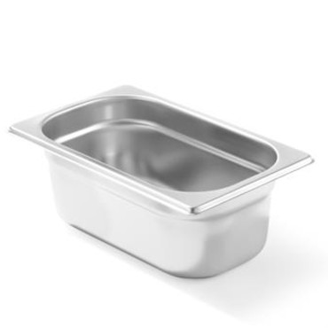 Konteiners GN 1/4 Nerūsējošā tērauda Profi Line High. 100 mm - Hendi 801628