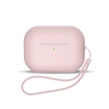 Silikon Airlipere torbica Airpods 1/2 + Pink zapestni trak