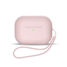 Silikon Airlipere torbica Airpods 1/2 + Pink zapestni trak
