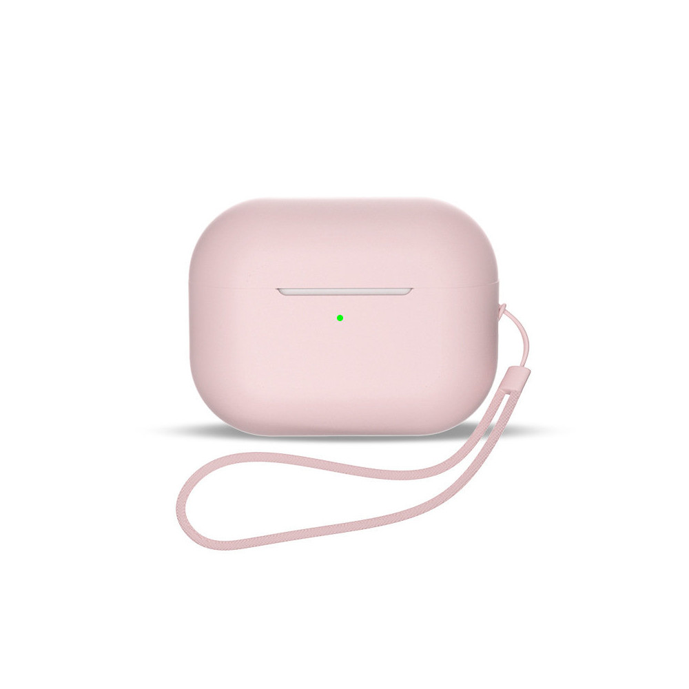 Silikon Airlipere torbica Airpods 1/2 + Pink zapestni trak