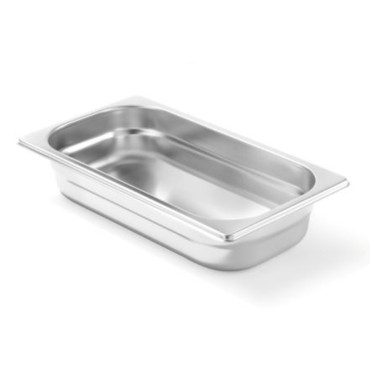 Recipiente GN 1/4 de aço inoxidável Profi linha alta. 65 mm - Hendi 801635