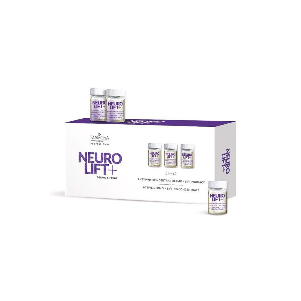 Farmona neuro lift + concentrado ativo dermo-lifting 10x5ml — embalagem