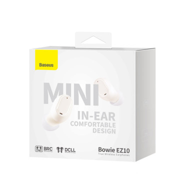 Brezžične slušalke TWS Bluetooth 5.3 Bowie Ez10 bela