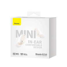 Brezžične slušalke TWS Bluetooth 5.3 Bowie Ez10 bela