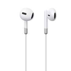 Cuffie Wired In-Ear Mini Jack 3.5mm Controllo bianco con telecomando