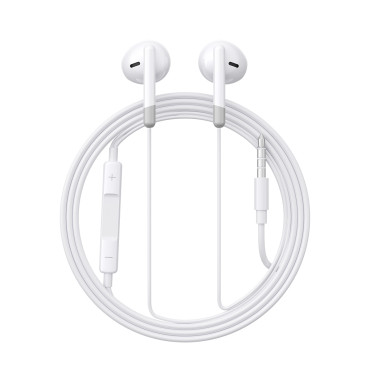 Slušalke, ki so žični mini vtičnica 3.5mm White control with remote control