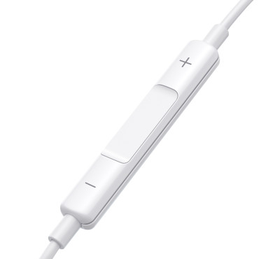 Slušalke, ki so žični mini vtičnica 3.5mm White control with remote control