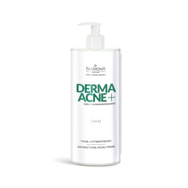 Farmona Dermaacne + Αντιβακτηριακό Τονικό 500ml για Λιπαρό και Επιδερμίδα με Τάση για Ακμή — προβολή από μπροστά