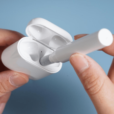 Limpeza Depósito Airpods Branco