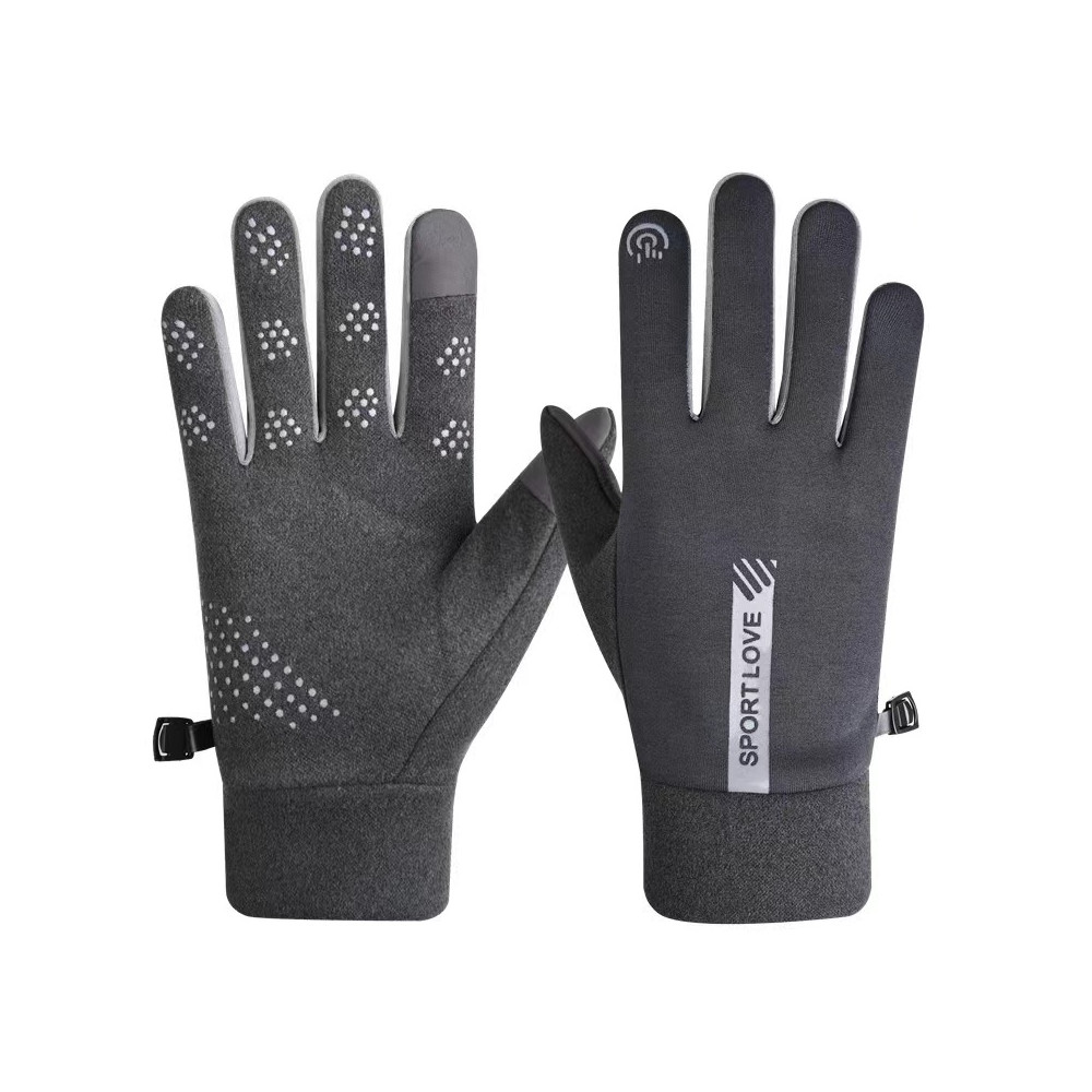 Toque luvas para o telefone de esportes e à prova de vento dos homens Toque luvas para o telefone de esportes e à prova de vento dos homens