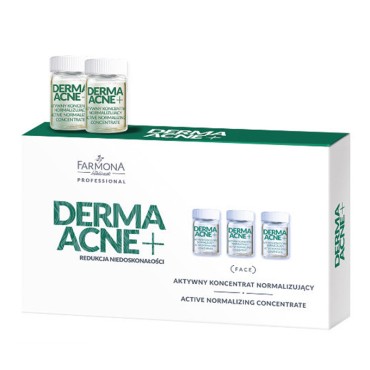 Farmona dermaacne + aktiv normaliserende koncentrat 5x5ml — indpakning