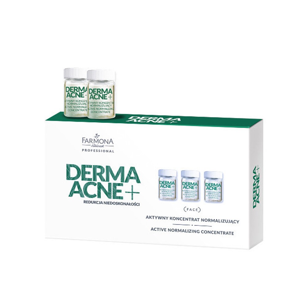 Farmona dermaacne + aktív normalizáló koncentrátum 5x5ml — csomagolás