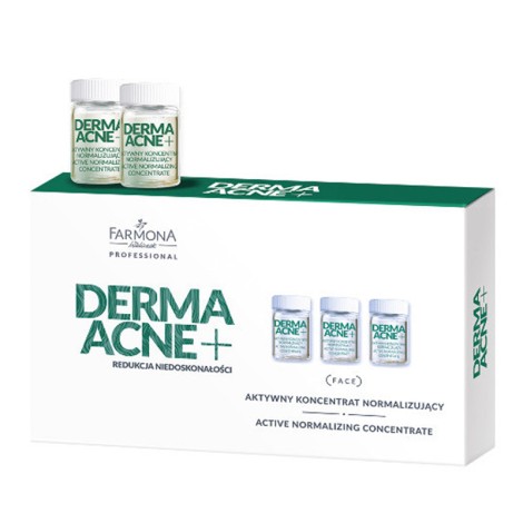 Farmona dermaacne + aktív normalizáló koncentrátum 5x5ml — csomagolás