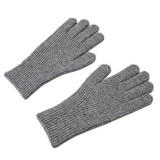 Trikotāžas cimdi tālrunim ar izgriezumu uz Unisex Grey pirkstiem