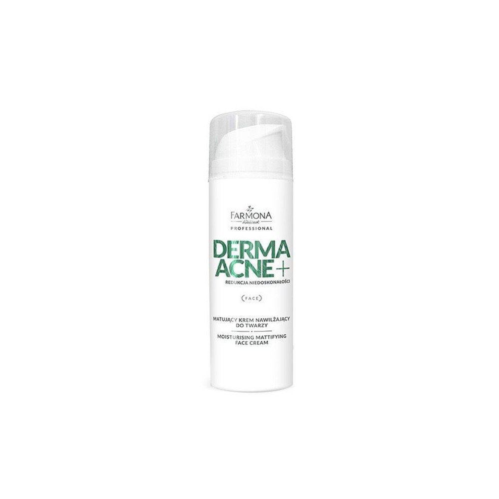 Farmona Dermaacne + mattító hidratáló krém 150 ml — elölnézet