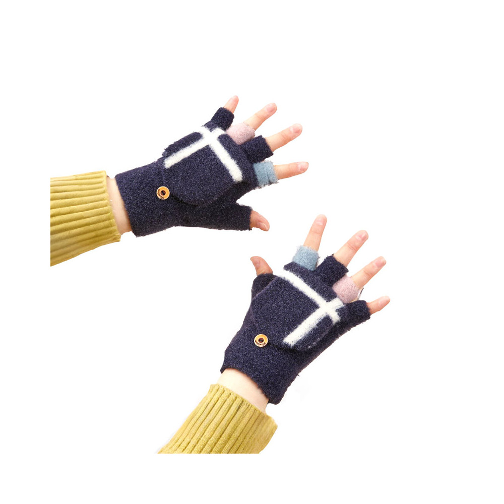 Gants d'hiver des mitaines pour enfants - Femmes noires