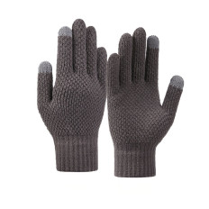 Winter touch gloves for 22x11cm unisex gray
