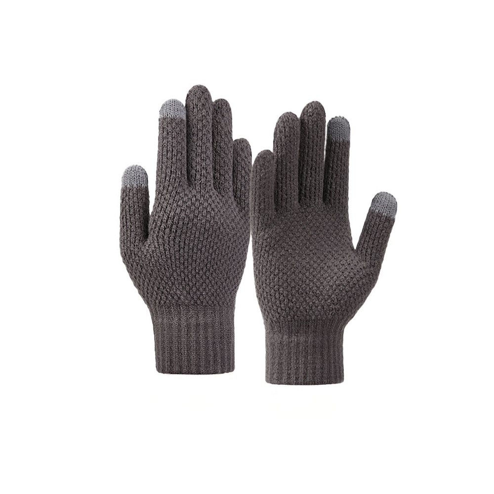 Ziemas skārienjutīgie cimdi 22x11cm unisex pelēks Ziemas skārienjutīgie cimdi 22x11cm unisex pelēks