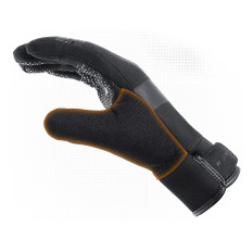 Gants tactiles aux yeux touchées pour téléphone extérieur. Noir