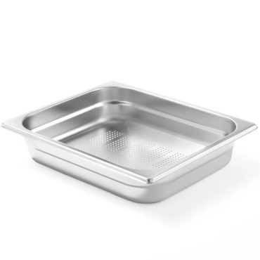 Contenedor GN 1/2 perforado - 65 mm de altura - Hendi 802434