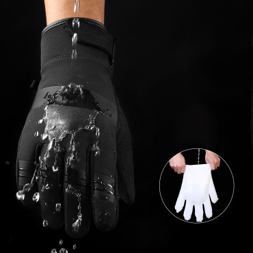 Touch-eyed touch cimdi sporta āra tālruni. Xl melns