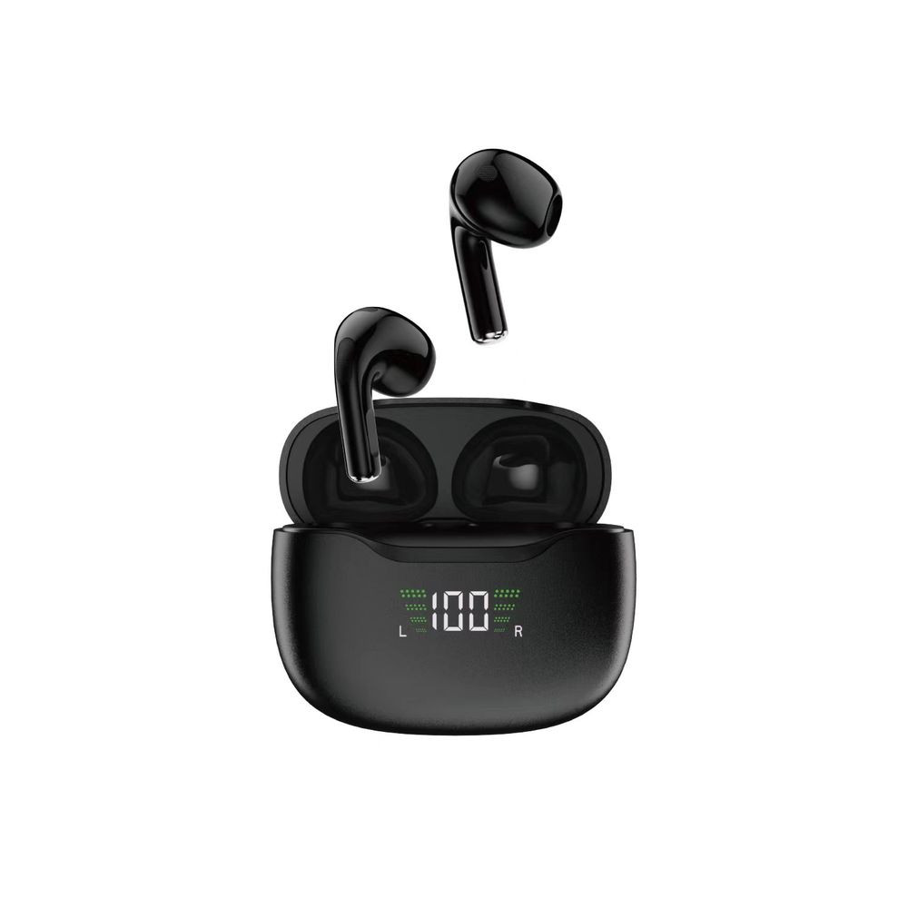Bluetooth brezžične slušalke 5.1 TWS U15N LED črna