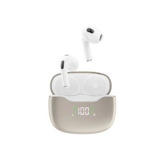 Brezžične slušalke Bluetooth 5.1 TWS U15N LED White