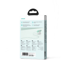 Kabeļu kabelis iPhone Multi-Color Series USB-A - Zibens 3A 1m zaļš