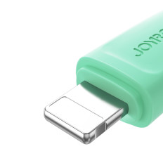 Kábelkábel iPhone multi-color sorozatú USB-A - Villám 3A 1m zöld